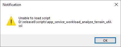 This is a picture of script error dialog.